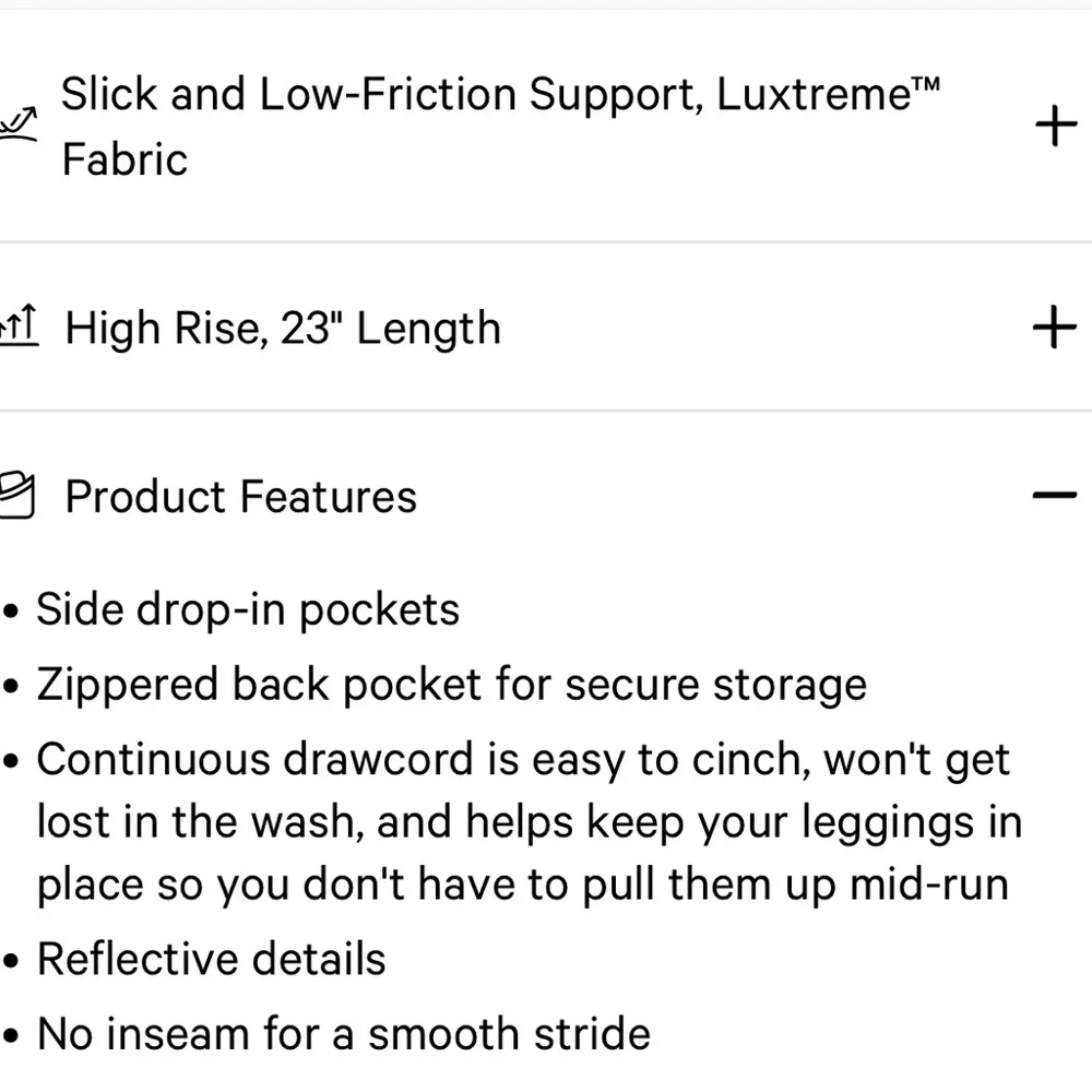 Lululemon Swift Speed HR Crop leggings “23 NWT - Picture 7 of 9